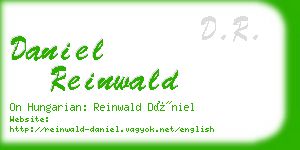 daniel reinwald business card